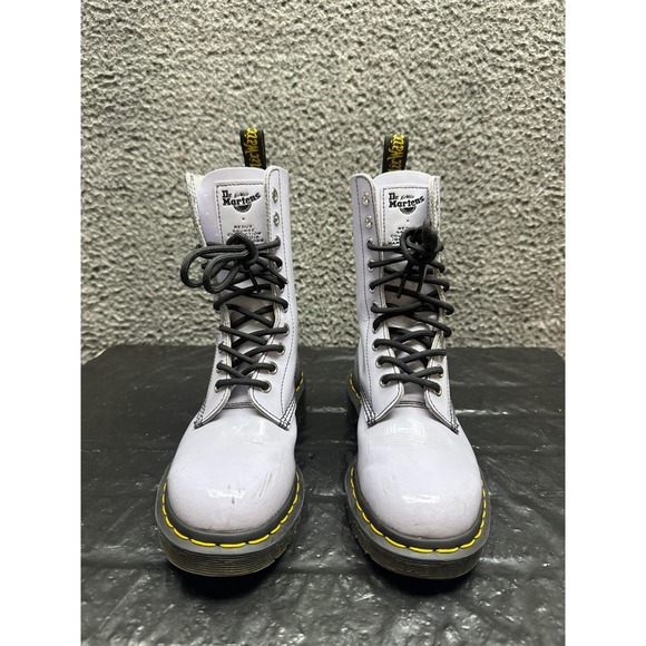 Dr. Martens x Marc Jacobs Redux Grunge Collection Leather Boots Lavender Women 6 main image 6